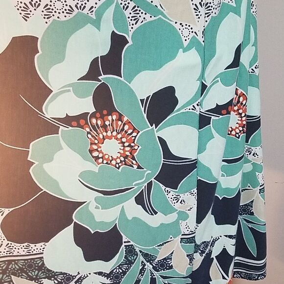 Liz Lange Maternity Blue & Green Dress - Picture 7 of 8